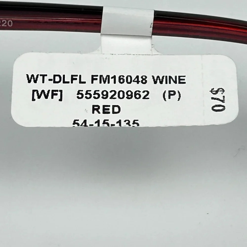 Designer Looks for Less FM19012 Women Eyeglasses Frame Red Full Rim 54-15-135 mm